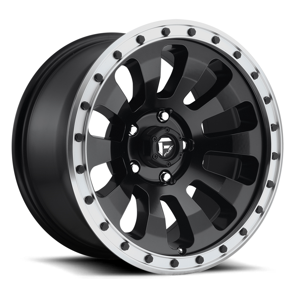 Fuel Offroad D629 TACTIC MATTE BLACK MACHINED RING
