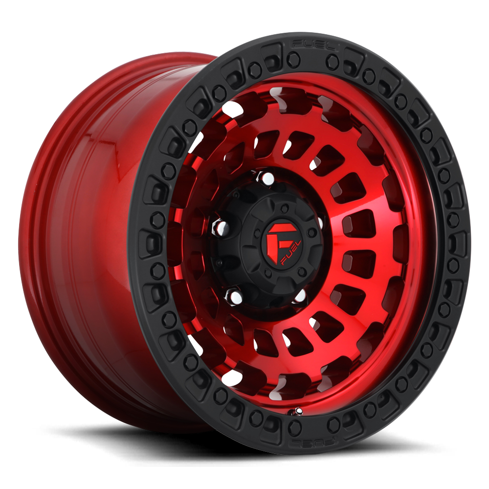 Fuel Offroad D632 ZEPHYR CANDY RED BLACK BEAD RING