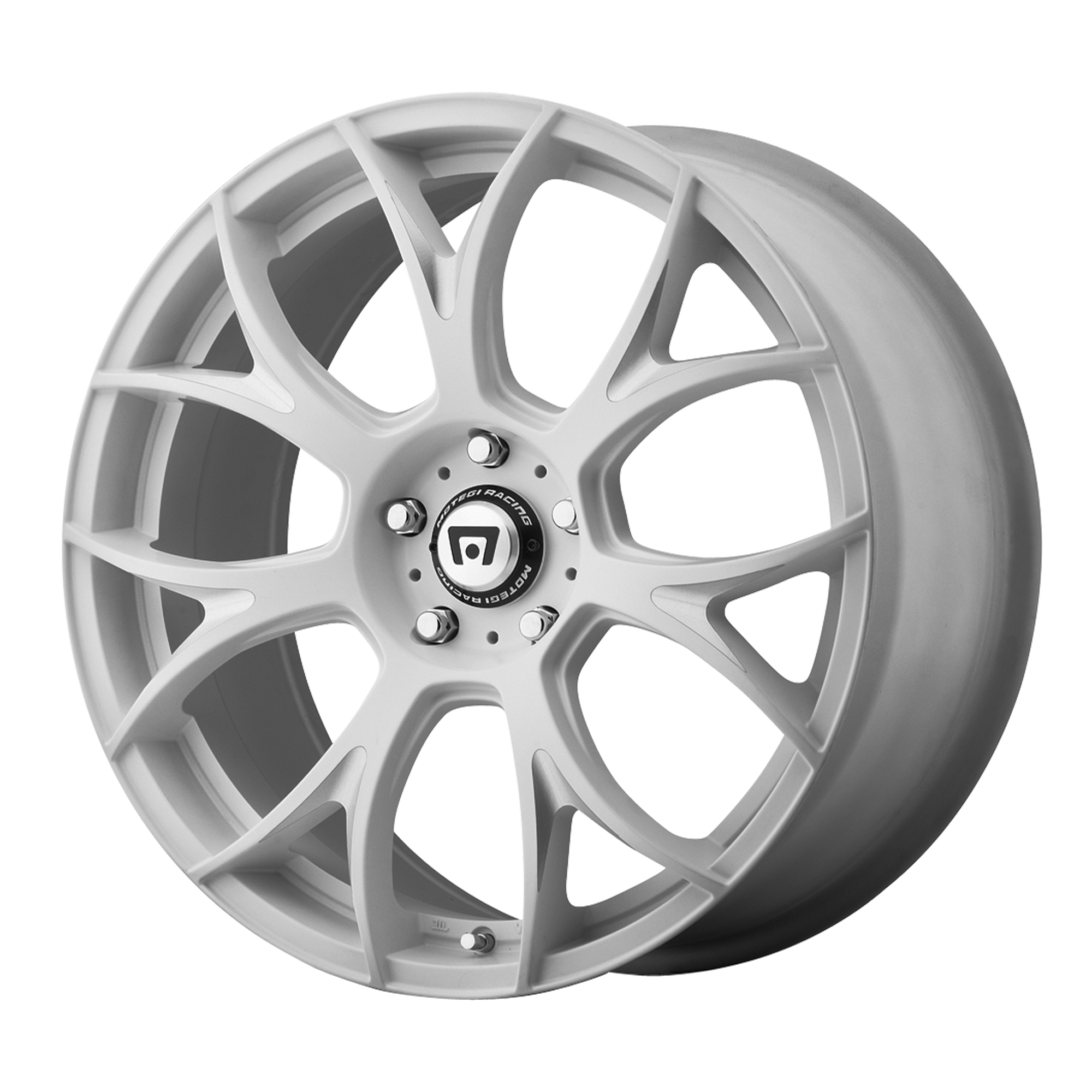 Motegi MR126 Matte White With Milled Accents