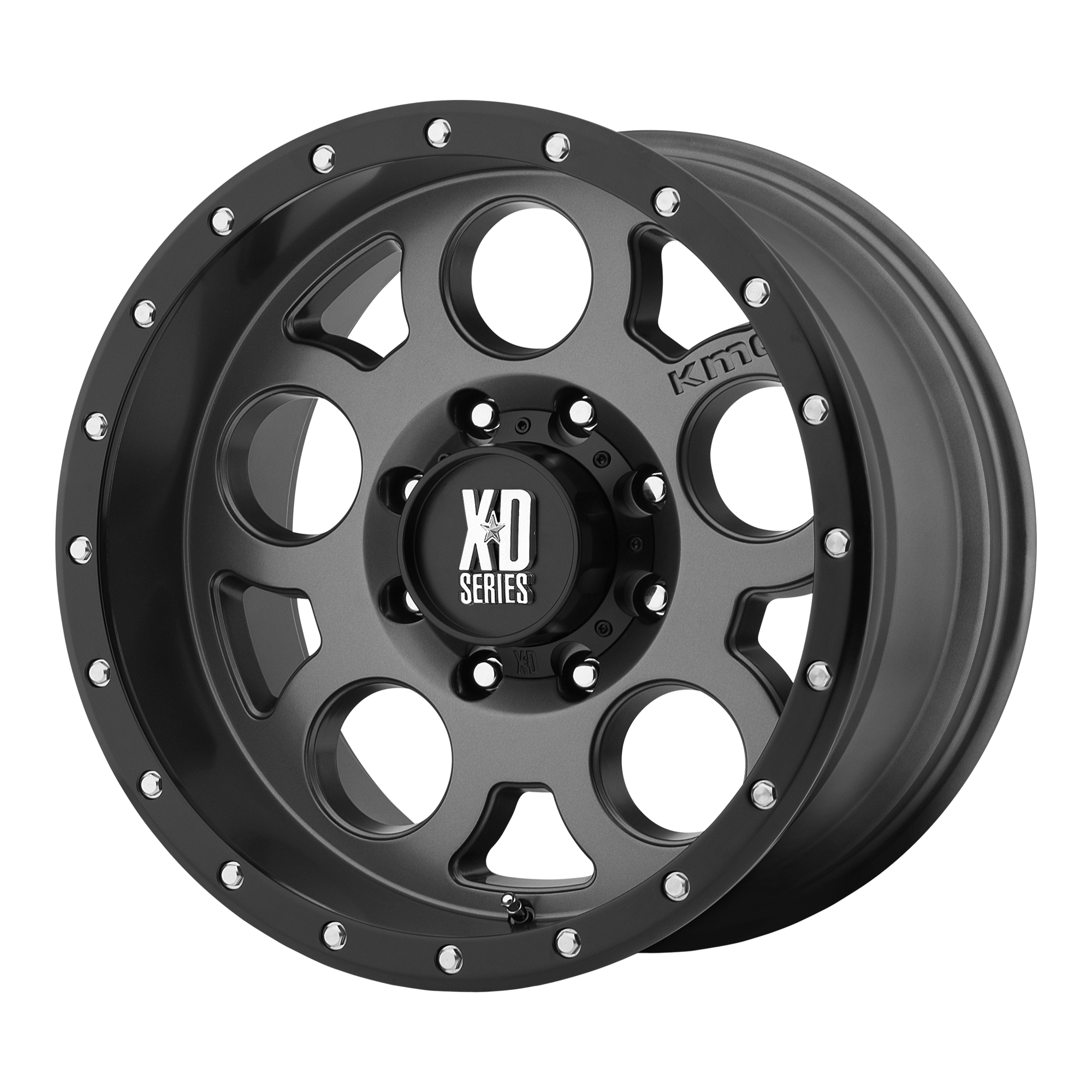 XD Series XD126 Enduro Pro Matte Gray W Black Reinforcing Ring