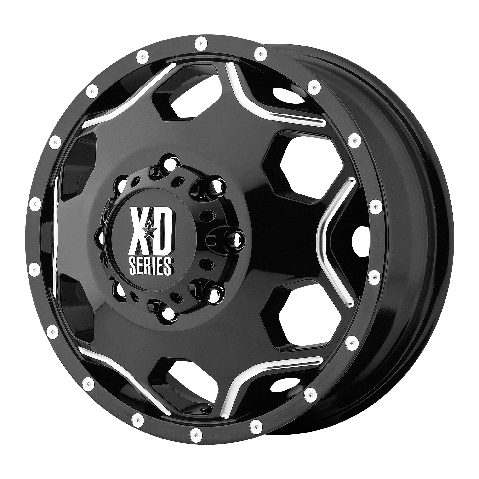 XD Series XD814 CRUX Gloss Black With Milled Accents