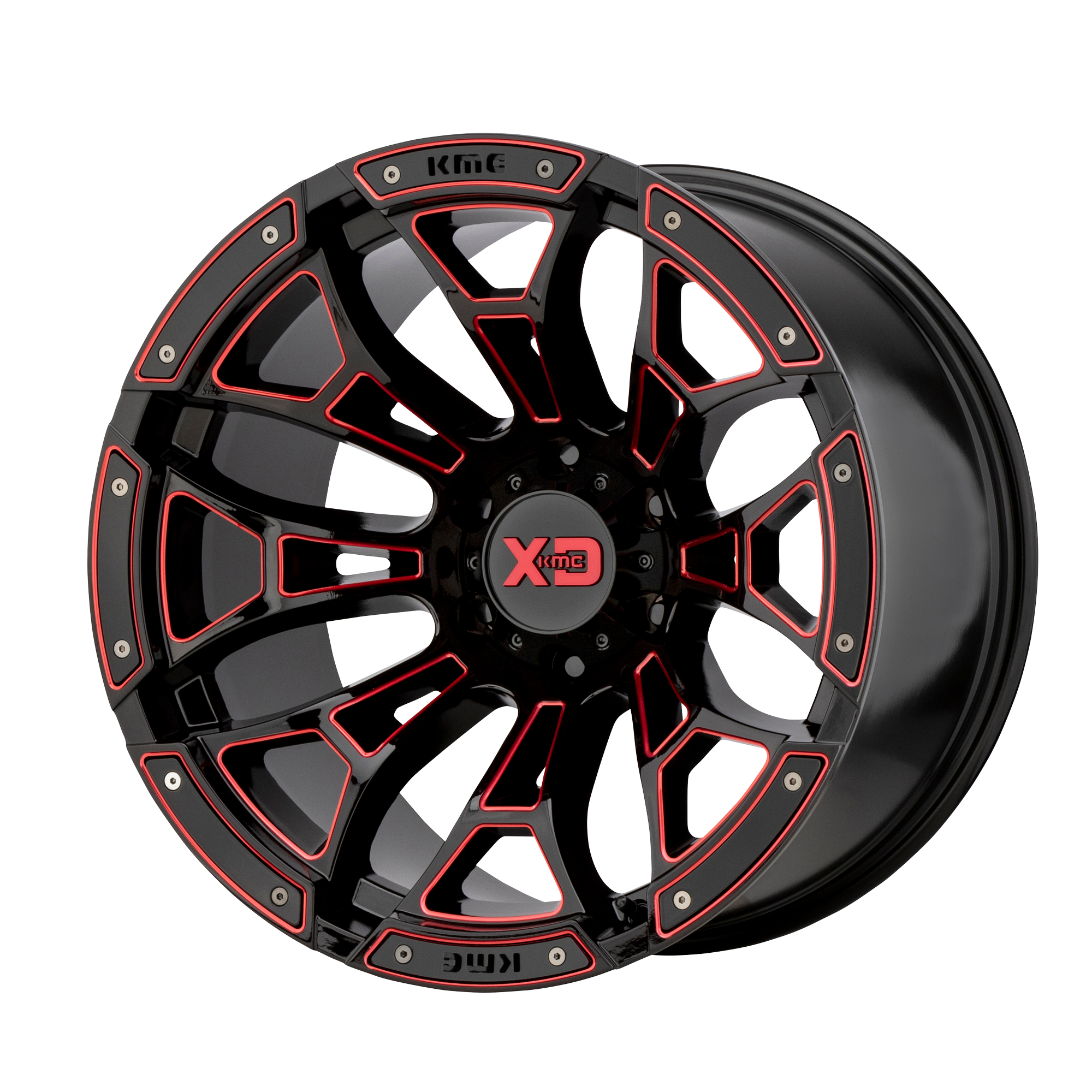 XD Series XD841 BONEYARD Gloss Black Milled With Red Tint