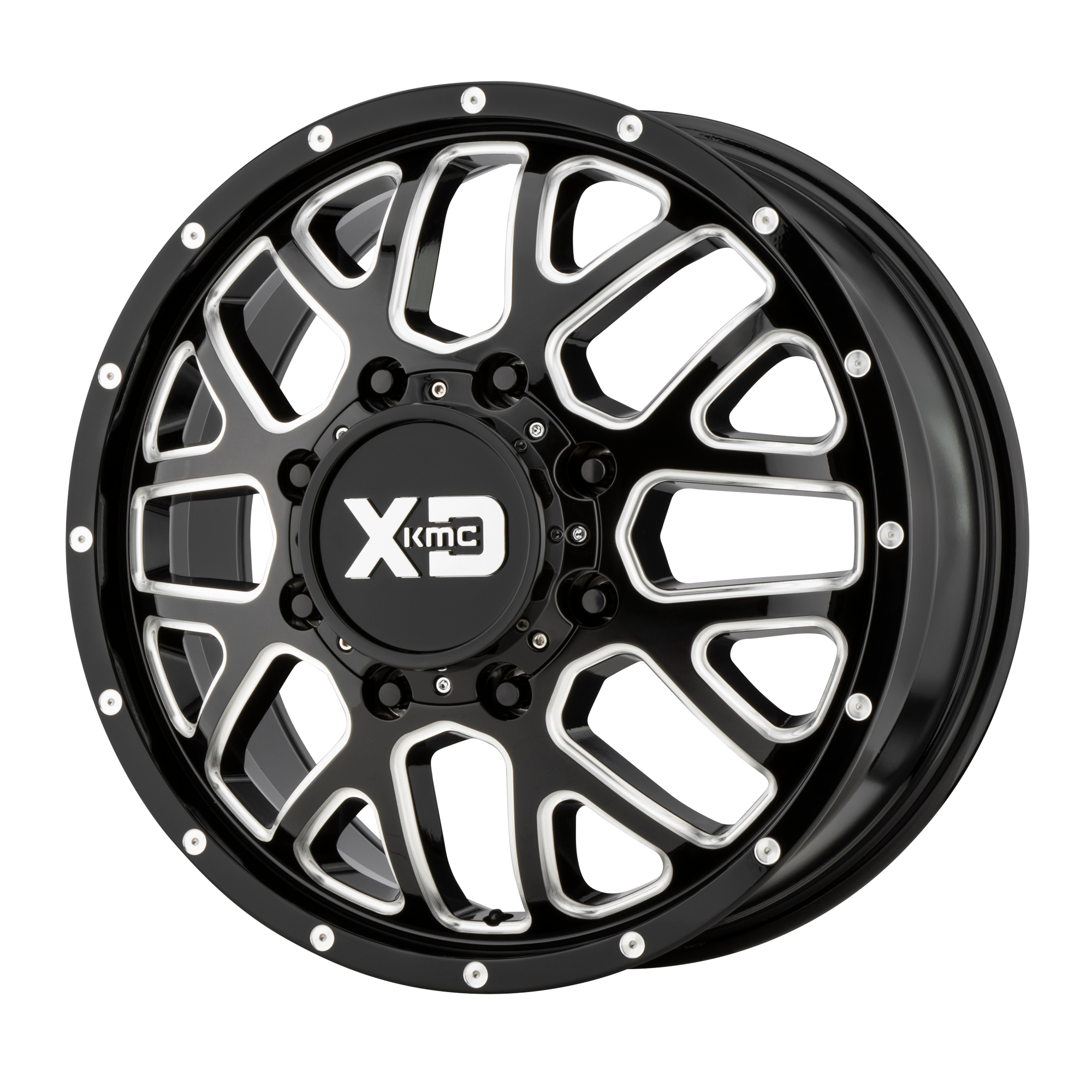 XD Series XD843 GRENADE DUALLY Gloss Black Milled - Front