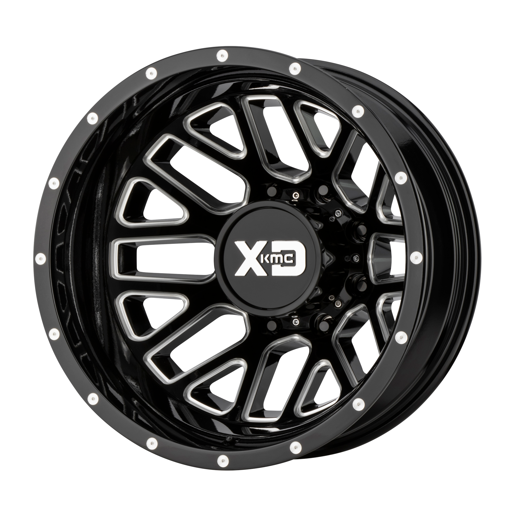 XD Series XD843 GRENADE DUALLY Gloss Black Milled - Rear