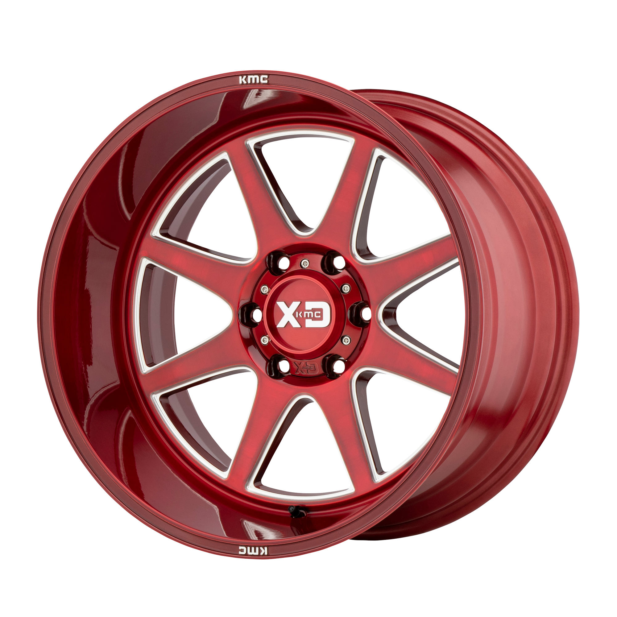 XD Series XD844 PIKE Brushed Red With Milled Accent