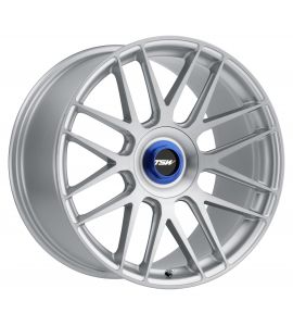 Tsw Hockenheim-T Silver W/Brushed Silver Face And Ball Milled Spoke 20x10.5 5x112 42 Offset 66.6 Hub 