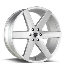 CODA - 22X9.5 5x115 ET 15MM 72.6CB BRUSHED FACE SILVER