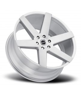 CODA - 24X10 6x135 ET 24MM 87.1CB BRUSHED FACE SILVER