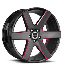 CODA - 26X10 BLANK ET 15MM 78.1CB GLOSS BLACK CANDY RED MILLED