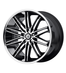 22x10 Asanti Black Label Wheels ABL-10 POLLUX BLANK/SPECIAL DRILL | 0 Offset (0.00 Backspace) | 74.1 Hub | Machined | ABL10-22100015MS