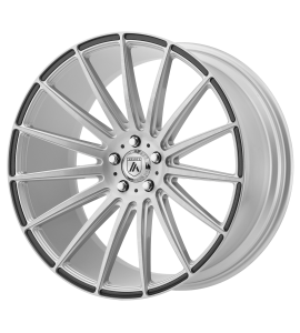 22x9 Asanti Black Label Wheels ABL-14 POLARIS 5x112 | 32 Offset (6.26 Backspace) | 72.6 Hub | Silver/Brushed | ABL14-22905632SL