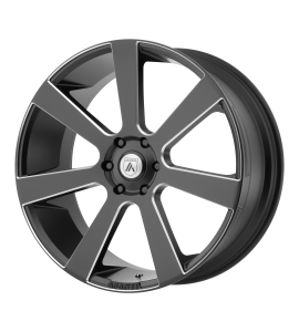 22x9 Asanti Black Label Wheels ABL-15 APOLLO 6x120 | 35 Offset (6.38 Backspace) | 66.9 Hub | Satin Black/Milled | ABL15-22907735BM