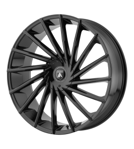 28x10 Asanti Black Label Wheels ABL-18 MATAR 6x135/6x139.7 | 30 Offset (6.68 Backspace) | 100.5 Hub | Gloss Black | ABL18-28106630GB