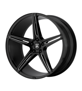 20x9 Asanti Black Label Wheels ABL-22 ALPHA 5 5x115 | 15 Offset (5.59 Backspace) | 72.6 Hub | Gloss Black | ABL22-20901515BK