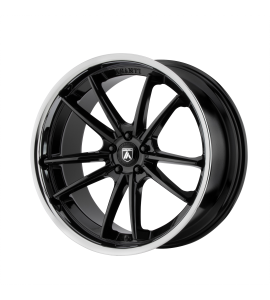 22x9 Asanti Black Label Wheels ABL-23 DELTA 5x115 | 15 Offset (5.59 Backspace) | 72.6 Hub | Gloss Black | ABL23-22901515BK