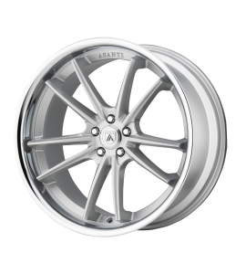 22x10.5 Asanti Black Label Wheels ABL-23 DELTA BLANK/SPECIAL DRILL | 35 Offset (7.13 Backspace) | 72.6 Hub | Silver/Brushed | ABL23-22050035SL