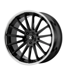 20x9 Asanti Black Label Wheels ABL-24 BETA 5x115 | 15 Offset (5.59 Backspace) | 72.6 Hub | Gloss Black | ABL24-20901515BK
