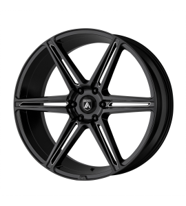 24x10 Asanti Black Label Wheels ABL-25 ALPHA 6 6x135 | 30 Offset (6.68 Backspace) | 87.1 Hub | Gloss Black | ABL25-24106330BK