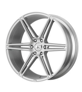 24x10 Asanti Black Label Wheels ABL-25 ALPHA 6 6x139.7 | 30 Offset (6.68 Backspace) | 100.5 Hub | Silver/Brushed | ABL25-24106230SL