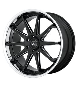 22x10 Asanti Black Label Wheels ABL-29 EMPEROR 5x120 | 30 Offset (6.68 Backspace) | 74.1 Hub | Gloss Black | ABL29-22105230BK