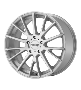 15x7 American Racing Wheels AR904 5x114.3 Bright Silver Machined Face 40 Offset (5.57 Backspace) 72.6 Centerbore | AR90457012440