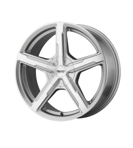18x8 American Racing Wheels AR921 TRIGGER 5x115 Silver Machined 15 Offset (5.09 Backspace) 72.6 Centerbore | AR92188015415