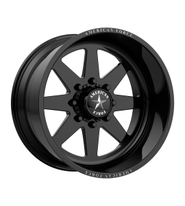 22x10 American Force Wheels AFW 11 INDEPENDENCE SS 8x165.1 | 25 Offset (6.48 Backspace) | 122 Hub | Black | AMG11D22-2-20