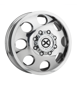 16x6 ATX Off-Road Series Wheels AX204 BAJA DUALLY 8x165.10 Polished - Front 111 Offset (7.87 Backspace) 125.5 Centerbore | AX204660801111