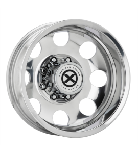 16x6 ATX Off-Road Series Wheels AX204 BAJA DUALLY 8x165.10 Polished - Rear -134 Offset (-1.78 Backspace) 125.5 Centerbore | AX204660801134N