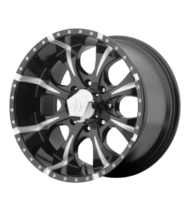 16x8 Helo Wheels HE791 MAXX 8x165.10 Gloss Black Milled 0 Offset (4.50 Backspace) 130.81 Centerbore | HE7916880900