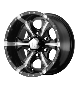 18x9 Helo Wheels HE791 MAXX 5x127 Gloss Black Milled -12 Offset (4.53 Backspace) 78.3 Centerbore | HE7918950912