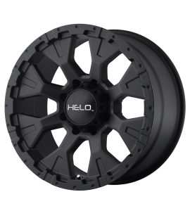17x9 Helo Wheels HE878 5x114.3 Satin Black -12 Offset (4.53 Backspace) 72.6 Centerbore | HE87879012712N