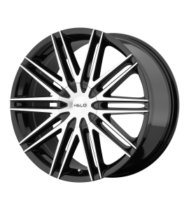 18x8 Helo Wheels HE880 Blank/Special Drill Gloss Black Machined Face 42 Offset (6.15 Backspace) 72.6 Centerbore | HE88088000342