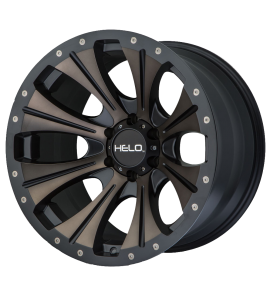 17x9 Helo Wheels HE901 8x165.10 Satin Black Dark Tint -12 Offset (4.53 Backspace) 125.5 Centerbore | HE90179080912N