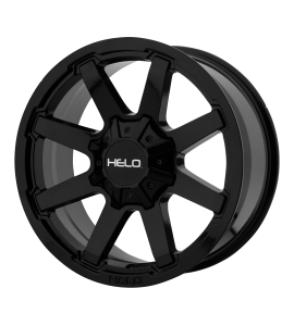 17x9 Helo Wheels HE909 5x127/5x139.7 Gloss Black 18 Offset (5.71 Backspace) 78.3 Centerbore | HE90979035318