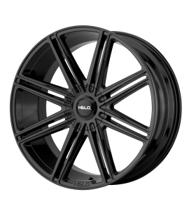 22x9.5 Helo Wheels HE913 Blank/Special Drill Gloss Black 30 Offset (6.43 Backspace) 72.6 Centerbore | HE91322900330