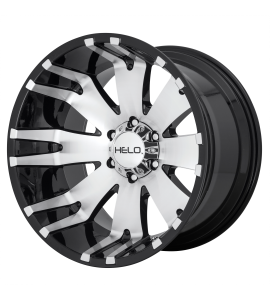 20x12 Helo Wheels HE917 8x170 Gloss Black Machined -44 Offset (4.77 Backspace) 125.5 Centerbore | HE91721287544N