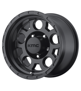 15x9 KMC Wheels KM522 ENDURO 5x114.3 Matte Black -12 Offset (4.53 Backspace) 83.5 Centerbore | KM52259012712N
