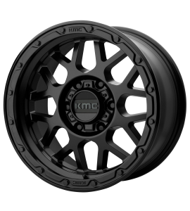 18x8.5 KMC Wheels KM535 GRENADE OFF-ROAD 8x180 Matte Black 0 Offset (4.75 Backspace) 124.2 Centerbore | KM53588588700