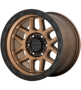 17x9 KMC Wheels KM544 MESA 5x127 Matte Bronze With Black Lip 18 Offset (5.71 Backspace) 71.5 Centerbore | KM54479050618
