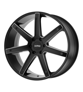 20x9 KMC Wheels KM700 REVERT 6x120 Satin Black Milled 15 Offset (5.59 Backspace) 66.9 Centerbore | KM70029077915