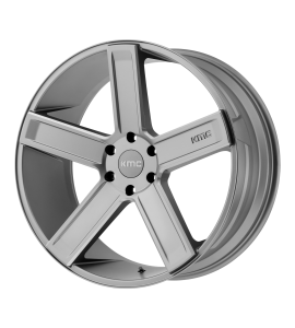 22x9 KMC Wheels KM702 DUECE Blank/Special Drill Satin Gray Milled 15 Offset (5.59 Backspace) 72.6 Centerbore | KM70222900415