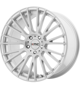 20x8.5 KMC Wheels KM706 IMPACT 5x114.3 Brushed Silver 35 Offset (6.13 Backspace) 72.6 Centerbore | KM70628512435