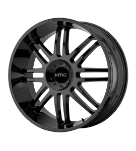 20x9 KMC Wheels KM714 REGULATOR 6x135/6x139.7 Gloss Black 30 Offset (6.18 Backspace) 100.5 Centerbore | KM71429066330