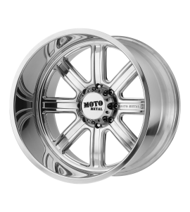 22x12 Moto Metal Off-Road Wheels MO402 Blank/Special Drill Polished -44 Offset (4.77 Backspace) 78.3 Centerbore | MO40222200M144N