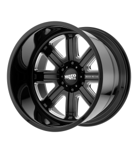 20x12 Moto Metal Off-Road Wheels MO402 Blank/Special Drill Gloss Black Milled -44 Offset (4.77 Backspace) 78.3 Centerbore | MO40221200M944N