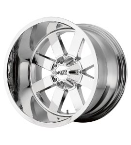 22x14 Moto Metal Off-Road Wheels MO962 Blank/Special Drill Chrome -76 Offset (4.51 Backspace) 78.3 Centerbore | MO96222400276N