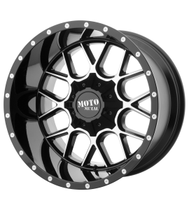 20x9 Moto Metal Off-Road Wheels MO986 SIEGE Blank/Special Drill Gloss Black Machined 18 Offset (5.71 Backspace) 78.3 Centerbore | MO98629000318