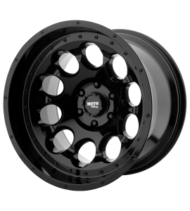 17x9 Moto Metal Off-Road Wheels MO990 ROTARY 8x165.10 Gloss Black -12 Offset (4.53 Backspace) 125.5 Centerbore | MO99079080312N
