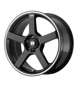 17x7 Motegi Wheels MR116 4x100/4x108 Gloss Black Machined Flange 40 Offset (5.57 Backspace) 72.6 Centerbore | MR11677008340
